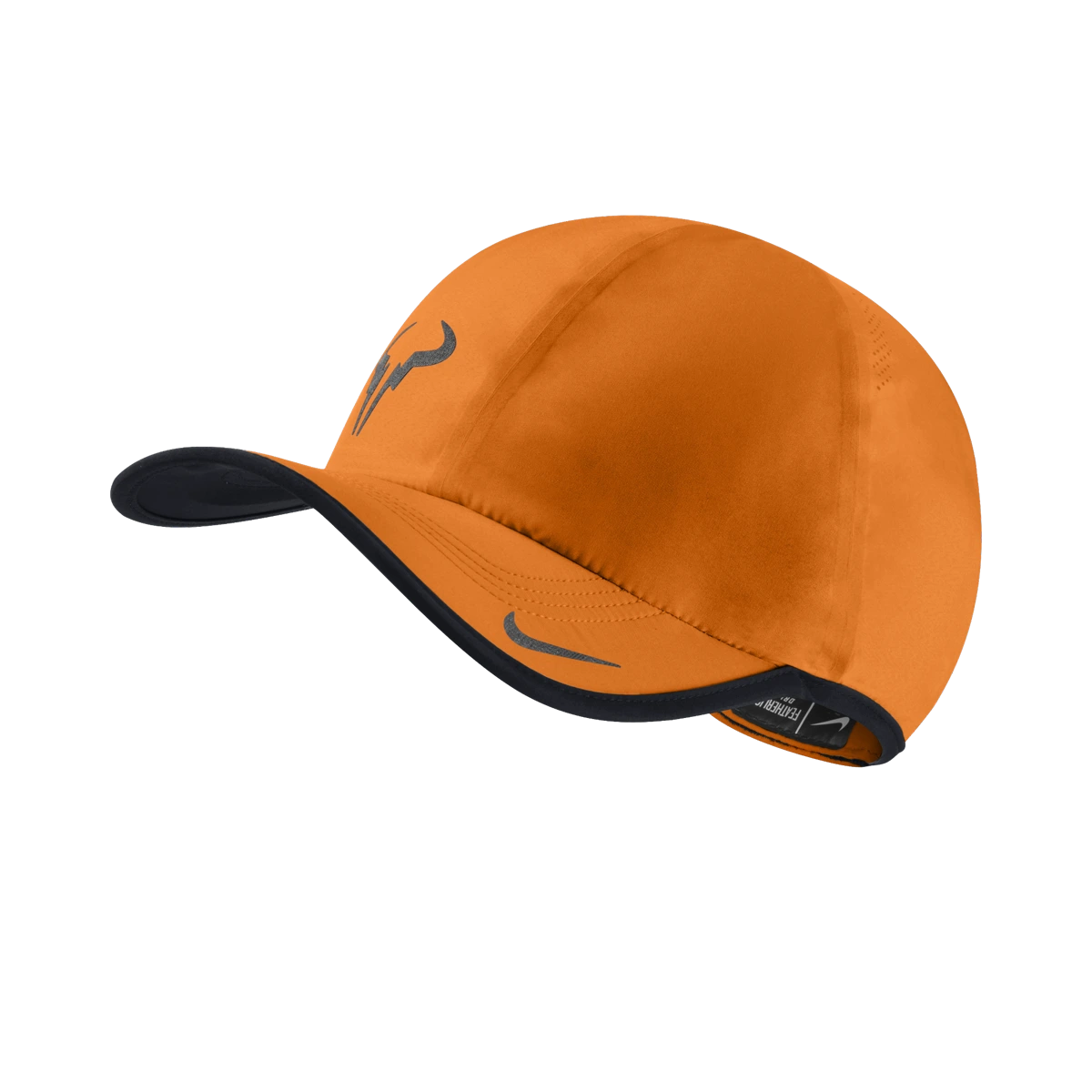 Nike Rafa Bull Logo 2.0 hat in Copper Flash w/Black & Medium Ash [613966-835] from the Holiday 2014 tennis collection